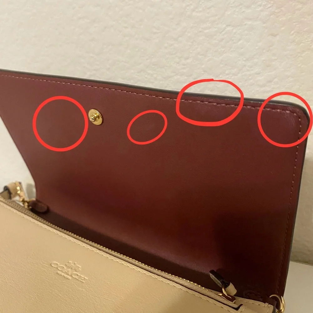 Coach Anna Foldover Crossbody Clutch | Evergreen Floral Print & Detachable Strap - Picture 15 of 16